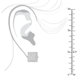 1 Carat Diamond Earrings 14K White Gold Studs -The King Of Accessories 1 carat diamond earrings 14k gold p 47937 bodye