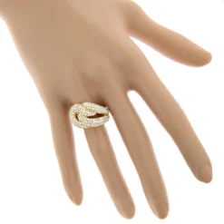 14K Yellow Gold Diamond Fashion Ring For Women 2.30ct -The King Of Accessories 14k diamond fashion ring 230ct p 42072 bodye