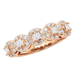 14K White Gold Designer Diamond Cluster Band 0.89ct -The King Of Accessories 14k gold designer diamond cluster band 089ct p 6094 ro