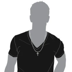 14K White Gold Designer Diamond Cross Pendant 0.42ct -The King Of Accessories 14k gold designer diamond cross pendant 042ct p 6554 bodwh