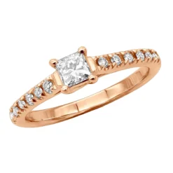 Thin 14K White Gold Designer Diamond Engagement Ring 0.42ct 8 Thin 14K White Gold Designer Diamond Engagement Ring 0.42ct -The King Of Accessories 14k gold designer diamond engagement ring 042ct p 26283 ro