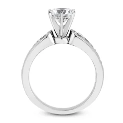 14K White Gold Designer Diamond Engagement Ring 1.21ct -The King Of Accessories 14k gold designer diamond engagement ring 121ct p 25946 additional white