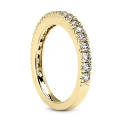 Ultra Thin 14K White Gold Designer Diamond Engagement Ring Band 0.22ct -The King Of Accessories 14k gold designer diamond engagement ring band 022ct p 26860 back yellow 20220426