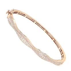 14K White Gold Diamond Bangle Bracelet For Women 1ct By Luxurman 8 14K White Gold Diamond Bangle Bracelet For Women 1ct By Luxurman -The King Of Accessories 14k gold diamond bangle bracelet for women 1ct by luxurman ro