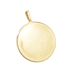 14K Yellow Gold Diamond Circle Medallion Pendant For Women 0.5ct By Luxurman -The King Of Accessories 14k gold diamond circle medallion pendant for women 05ct by luxurman backye