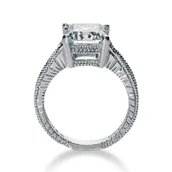 14K White Gold Prong Set Diamond Engagement Ring Mounting 0.10ct -The King Of Accessories 14k gold diamond engagement ring mounting 010ct p 24412 additional white