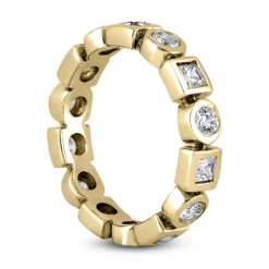 14K White Gold Diamond Eternity Band 1.12ct -The King Of Accessories 14k gold diamond eternity band 112ct p 24941 back yellow 20220426