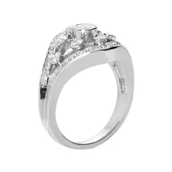 14K White Gold Diamond Right Hand Ring 0.86ct -The King Of Accessories 14k gold diamond right hand ring 086ct p 29724 back white