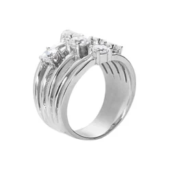 14K White Gold Diamond Right Hand Ring 0.95ct -The King Of Accessories 14k gold diamond right hand ring 095ct p 29730 back white