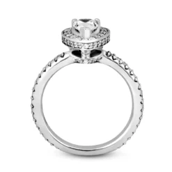 14K White Gold Diamond Unique Engagement Ring 1.02ct 2.7mm 17 14K White Gold Diamond Unique Engagement Ring 1.02ct 2.7mm -The King Of Accessories 14k gold diamond unique engagement ring 102ct p 24241 additional white