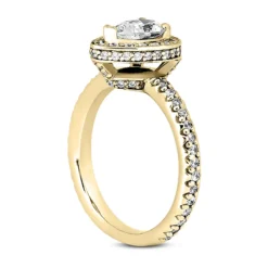 14K White Gold Diamond Unique Engagement Ring 1.02ct 2.7mm 13 14K White Gold Diamond Unique Engagement Ring 1.02ct 2.7mm -The King Of Accessories 14k gold diamond unique engagement ring 102ct p 24241 back yellow 20220426