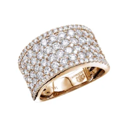 14K White Gold Diamond Wedding Band Or Cocktail Ring For Women 3ct By Luxurman -The King Of Accessories 14k gold diamond wedding band or cocktail ring for women 3ct by luxurman ro