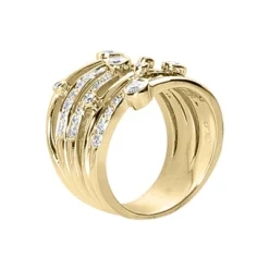 14K White Gold Right Hand Diamond Ladies Ring 1.23ct 7 14K White Gold Right Hand Diamond Ladies Ring 1.23ct -The King Of Accessories 14k gold right hand diamond ladies ring 123ct p 29736 back yellow