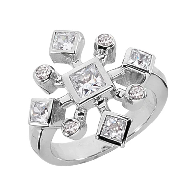 14K White Gold Right Hand Diamond Ring 1.20ct 1 14K White Gold Right Hand Diamond Ring 1.20ct