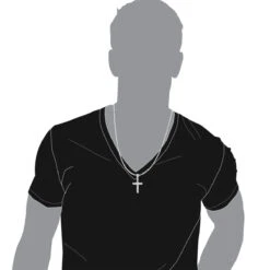 14K White Gold Round Diamond Cross Necklace 1.36ct -The King Of Accessories 14k gold round diamond cross necklace 136ct p 26526 bodwh