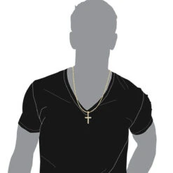 14K White Gold Round Diamond Cross Necklace 1.36ct -The King Of Accessories 14k gold round diamond cross necklace 136ct p 26526 bodye