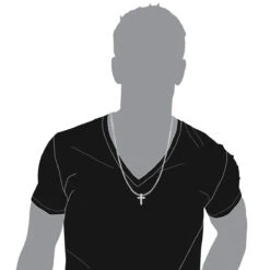 14K White Gold Round Diamond Cross Pendant For Men And Women 0.55ct 10 14K White Gold Round Diamond Cross Pendant For Men And Women 0.55ct -The King Of Accessories 14k gold round diamond cross pendant 055ct p 26506 bodwh