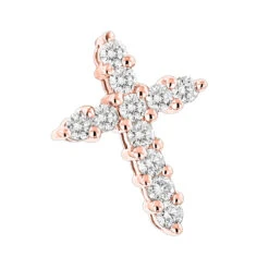 14K White Gold Round Diamond Cross Pendant For Men And Women 0.55ct 8 14K White Gold Round Diamond Cross Pendant For Men And Women 0.55ct -The King Of Accessories 14k gold round diamond cross pendant 055ct p 26506 ro