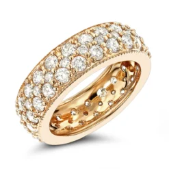 14K Yellow Gold Round Diamond Eternity Band 2.64ct -The King Of Accessories 14k gold round diamond eternity band 264ct p 24885 ro