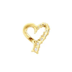 14K Yellow Gold Round Diamond Floating Heart Pendant 0.25ct 12 14K Yellow Gold Round Diamond Floating Heart Pendant 0.25ct -The King Of Accessories 14k gold round diamond floating heart pendant 025ct p 27715 backye 20191215