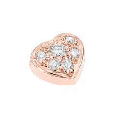 Small 14K Yellow Gold Round Diamond Pave Heart Pendant 0.16ct -The King Of Accessories 14k gold round diamond pave heart pendant 016ct p 27725 ro