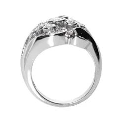 14K White Gold Round Diamond Right Hand Ladies Ring 0.78ct 6 14K White Gold Round Diamond Right Hand Ladies Ring 0.78ct -The King Of Accessories 14k gold round diamond right hand ladies ring 078ct p 29761 back white