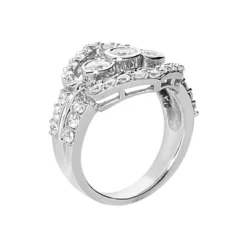 14K White Gold Round Diamond Right Hand Ladies Ring 1.45ct 6 14K White Gold Round Diamond Right Hand Ladies Ring 1.45ct -The King Of Accessories 14k gold round diamond right hand ladies ring 145ct p 29819 back white