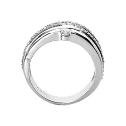 14K White Gold Round Diamond Right Hand Ring 0.57ct -The King Of Accessories 14k gold round diamond right hand ring 057ct p 29789 back white