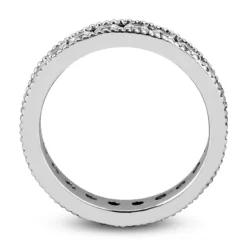 Thin 14K White Gold Round Diamonds Eternity Band 1.54ct -The King Of Accessories 14k gold round diamonds eternity band 154ct p 24833 additional white