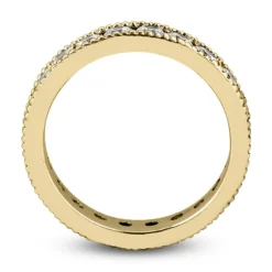 Thin 14K White Gold Round Diamonds Eternity Band 1.54ct -The King Of Accessories 14k gold round diamonds eternity band 154ct p 24833 additional yellow