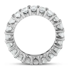 Thin 14K White Gold Round Diamonds Eternity Band 3.10ct -The King Of Accessories 14k gold round diamonds eternity band 310ct p 24832 additional white