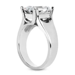 14K White Gold Solitaire Engagement Ring 0.25ct 3.96mm -The King Of Accessories 14k gold solitaire engagement ring 025ct p 23217 back white 20220426