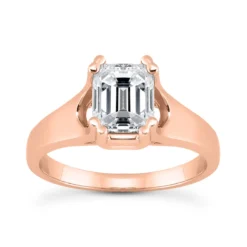 14K White Gold Solitaire Engagement Ring 0.25ct 3.96mm -The King Of Accessories 14k gold solitaire engagement ring 025ct p 23217 rose 20220426