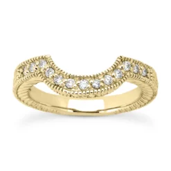 14K White Gold Unique Diamond Engagement Ring Set 0.96ct Band: 3.10mm, Eng.: 3.65mm 25 14K White Gold Unique Diamond Engagement Ring Set 0.96ct Band: 3.10mm, Eng.: 3.65mm -The King Of Accessories 14k gold unique diamond engagement ring set 096ct p 23582 additional yellow 2