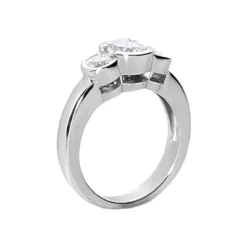 Thin 14K White Gold Women's Diamond Ring 1.50ct 6 Thin 14K White Gold Women's Diamond Ring 1.50ct -The King Of Accessories 14k gold womens diamond ring 150ct p 29128 back white