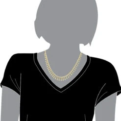 14K White Gold Women's Round Diamond Necklace 4.44ct 10 14K White Gold Women's Round Diamond Necklace 4.44ct -The King Of Accessories 14k gold womens round diamond necklace 444ct bodye