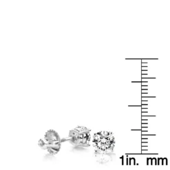 14K White Gold Diamond Stud Earrings Round Cut 1.50ct 11 14K White Gold Diamond Stud Earrings Round Cut 1.50ct -The King Of Accessories 14k white gold diamond stud earrings round cut 150ct p 5629 rulerwh