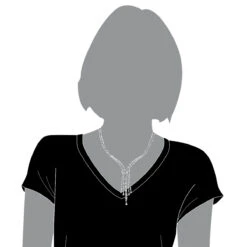 18K White Gold Antique Style Ladies Diamond Necklace Round Baguette Pear Diamonds 10 18K White Gold Antique Style Ladies Diamond Necklace Round Baguette Pear Diamonds -The King Of Accessories 18k gold antique style ladies diamond necklace round baguette pear diamonds bodwh