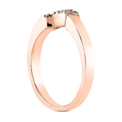 Thin 18K White Gold Diamond Engagement Band 0.06ct -The King Of Accessories 18k gold diamond engagement band 006ct p 30079 back rose 20220420 20220426