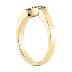 Thin 18K White Gold Diamond Engagement Band 0.06ct -The King Of Accessories 18k gold diamond engagement band 006ct p 30079 back yellow 20220420 20220426