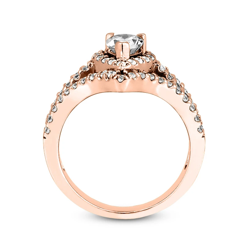 18K White Gold Diamond Engagement Ring 1.49ct 6.1mm 7 18K White Gold Diamond Engagement Ring 1.49ct 6.1mm - Image 7