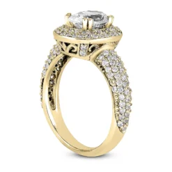 18K White Gold Diamond Engagement Ring 1.52ct 13 18K White Gold Diamond Engagement Ring 1.52ct -The King Of Accessories 18k gold diamond engagement ring 152ct p 34506 back yellow 20220426
