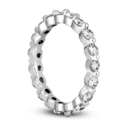 Thin 18K White Gold Diamond Eternity Band 1.33ct 12 Thin 18K White Gold Diamond Eternity Band 1.33ct -The King Of Accessories 18k gold diamond eternity band 133ct p 30466 back white 20220426