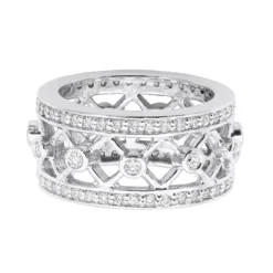 18K White Gold Diamond Eternity Ring 1ct -The King Of Accessories 18k gold diamond eternity ring 1ct p 30541 backwh