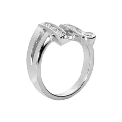 18K White Gold Diamond Right Hand Women's Ring 0.36ct 21.1mm 6 18K White Gold Diamond Right Hand Women's Ring 0.36ct 21.1mm -The King Of Accessories 18k gold diamond right hand womens ring 036ct p 31588 back white 20220420 20220426