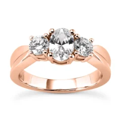 Thin 18K White Gold Diamond Three Stones Engagement Ring 1.05ct 3.7mm 11 Thin 18K White Gold Diamond Three Stones Engagement Ring 1.05ct 3.7mm -The King Of Accessories 18k gold diamond three stones engagement ring 105ct p 33530 rose 20220426