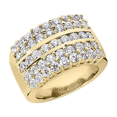 18K White Gold Ladies Diamond Ring 1.35ct 11.8mm 2 18K White Gold Ladies Diamond Ring 1.35ct 11.8mm - Image 2