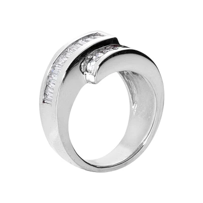 18K White Gold Ladies Diamond Ring 1.53ct 3 18K White Gold Ladies Diamond Ring 1.53ct - Image 3