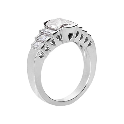 18K White Gold Ladies Diamond Ring 2.22ct 3 18K White Gold Ladies Diamond Ring 2.22ct - Image 3