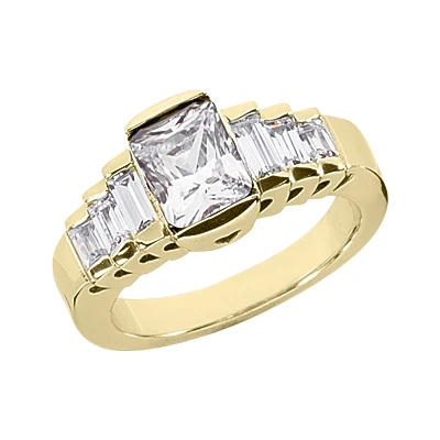 18K White Gold Ladies Diamond Ring 2.22ct 2 18K White Gold Ladies Diamond Ring 2.22ct - Image 2